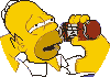 Гомер Симпсон и пиво 